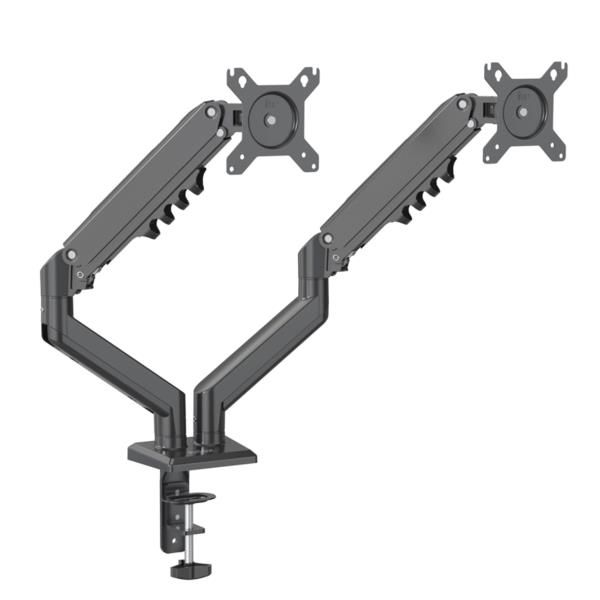 SUPPORTO MONITOR 2 BRACCI TOP NERO NXDMA02B