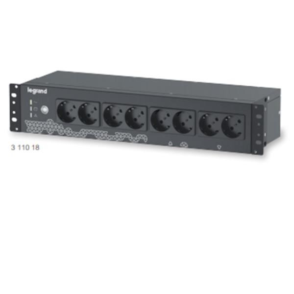 KEOR PDU 800VA 8 PRESE SCHUKO/IT NERO LG-311018
