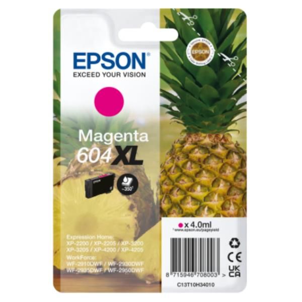 Epson -  Cartuccia ink ANANAS 604 XLMAGENTA C13T10H34020