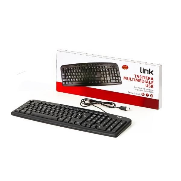 TASTIERA ITALIANA MULTIMEDIA USB LKTAST05