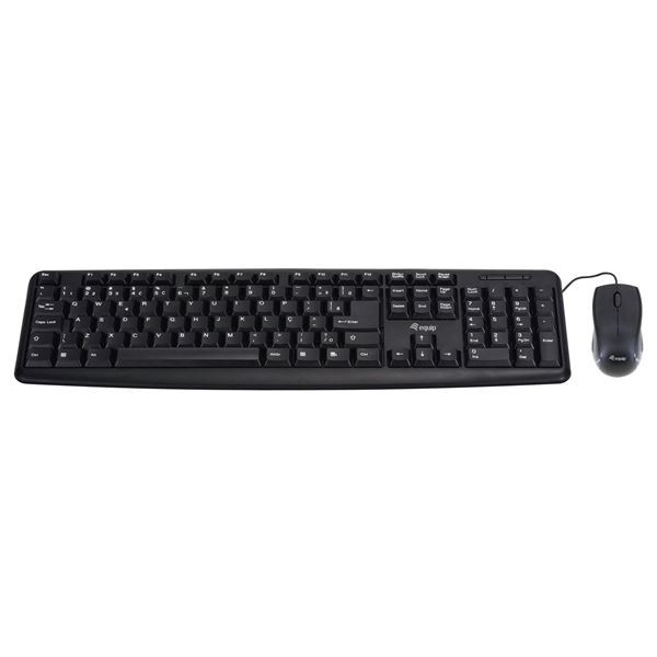 EQUIP - KIT TASTIERA & MOUSE OTTICO USB 245203