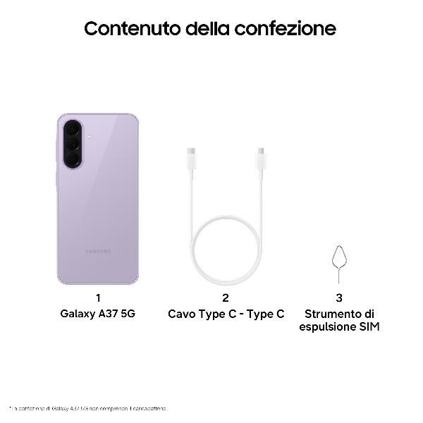 GALAXY A37 6+128GB LAVENDER SM-A376BLVBEUE