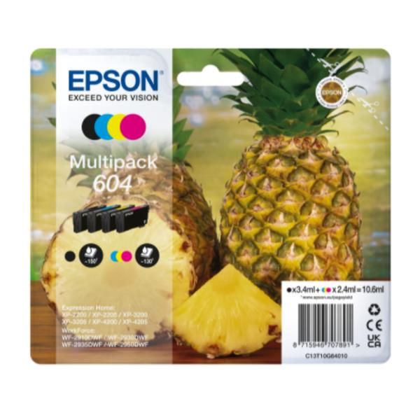 CARTUCCE ANANAS MULTIPACK 604 C13T10G64020