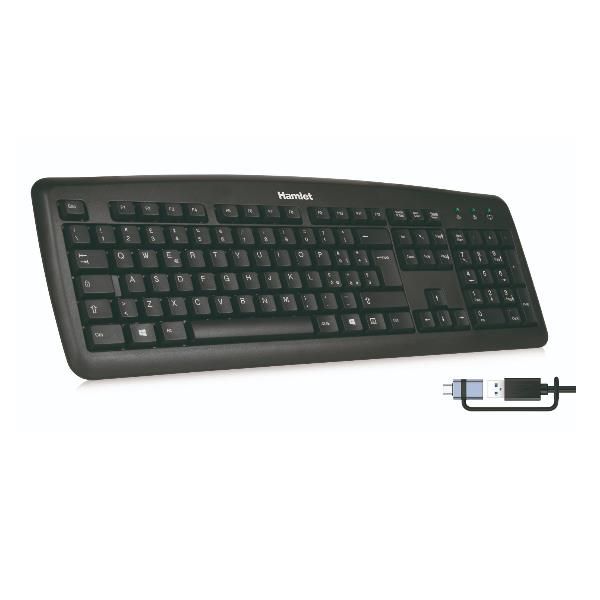 TASTIERA SOFT TOUCH + USB-C ADAPTER XKKITA2-CX