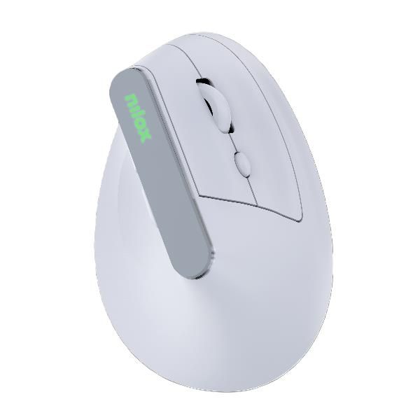 VERTICAL MOUSE DUAL RECHARG. WHITE NXMOEVR01W